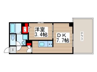 金太郎ヒルズ204の物件間取画像